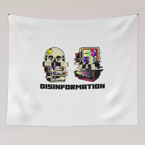 Item preview, Disinformation = Distorted reality designed and sold by Ruark MacRae.