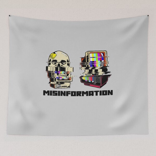 Item preview, Misinformation = Distorted reality designed and sold by Ruark MacRae.