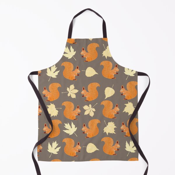 Item preview, Red squirrels and autumn leaves designed and sold by Mnightsa.