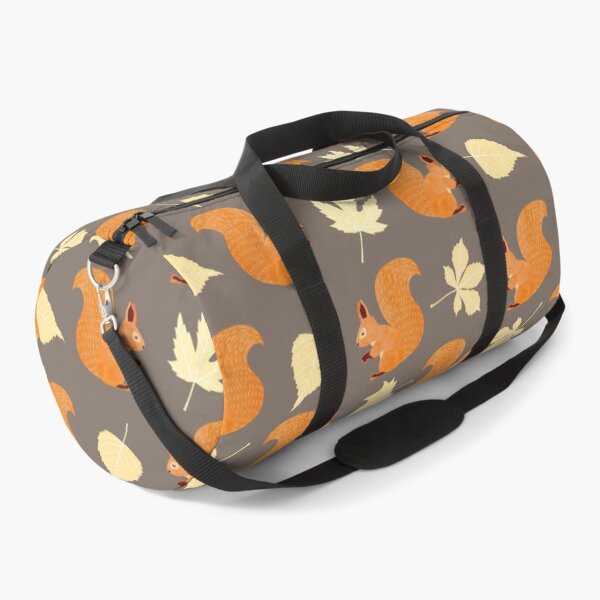 Item preview, Red squirrels and autumn leaves designed and sold by Mnightsa.