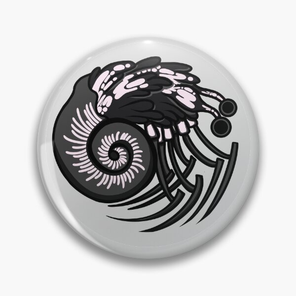 Item preview, Shellfish swirl - In grey  designed and sold by midnight-roses.