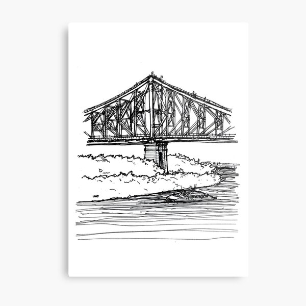Item preview, Brisbane Story Bridge designed and sold by Mitchellaldrick.