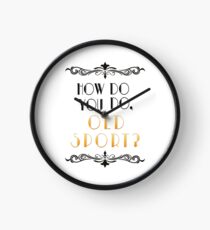 Old Sport - Gatsby Clock