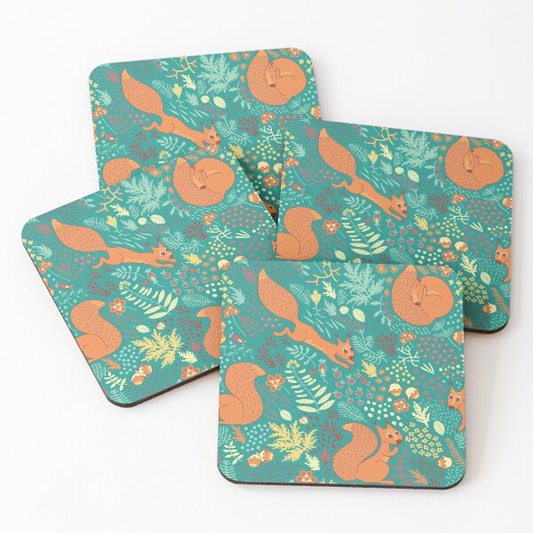Item preview, Squirrels forest animals designed and sold by Mnightsa.