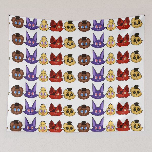 Item preview, FNaF 1 Line Up designed and sold by WhiteRabbitZero.