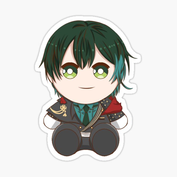 "Obey me Shall we Date Barbatos Chibi (Plush Ver.)" Sticker for Sale by