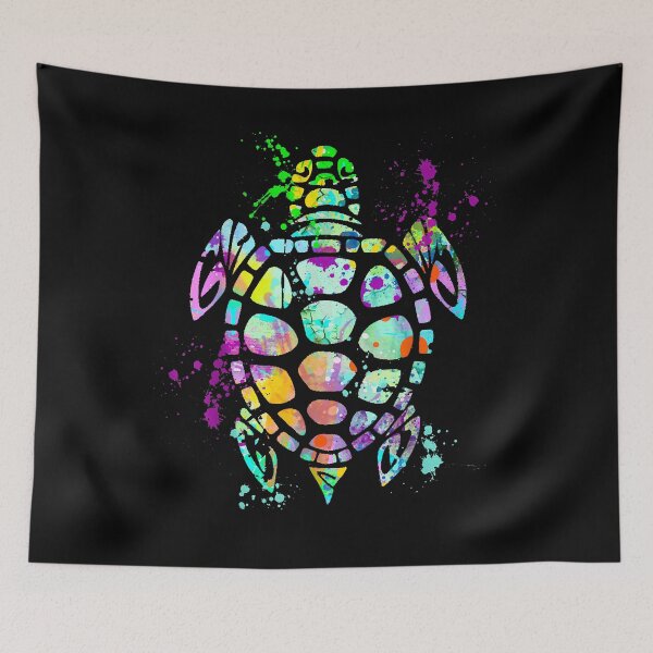 Item preview, Sea Turtle Ocean Animal Watercolor Splash Art Love Turtles designed and sold by richardmatthew.