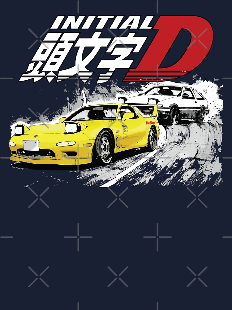 Red Suns Initial D Anime Baseball Jersey - Binteez