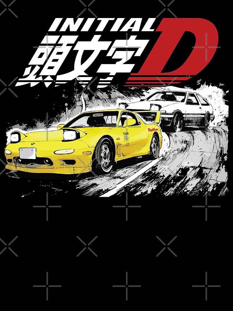 Initial D Keisuke's Red Sun to Project D Mazda RX7 FD3S 