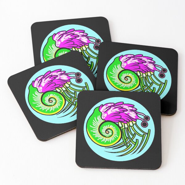Item preview, Shellfish swirl - In neon designed and sold by midnight-roses.