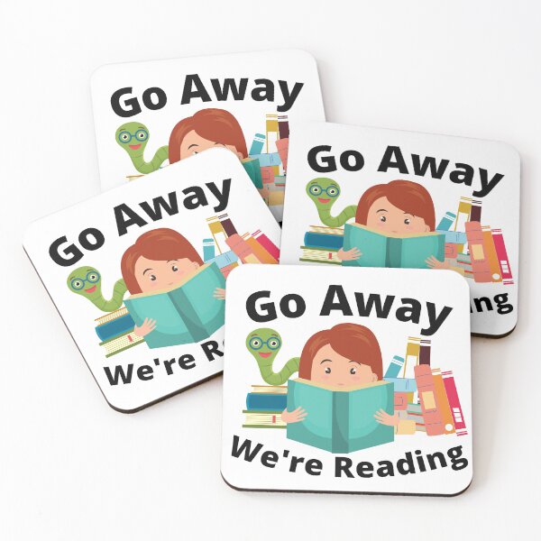 Item preview, Go Away We're Reading designed and sold by UglyBoyDesign.