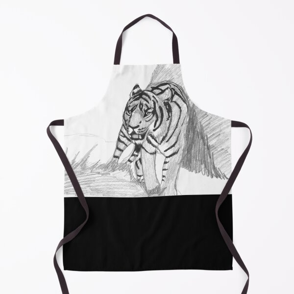 Artikelvorschau, Tiger gezogen entworfen und verkauft von TeaMintee.