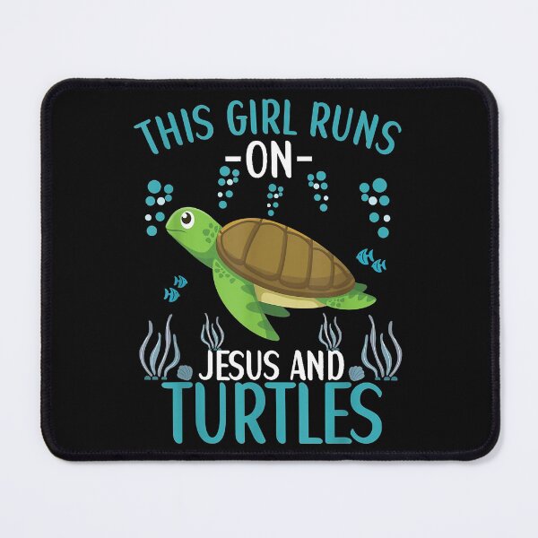 Item preview, This Girl Runs On Jesus And Turtles designed and sold by richardmatthew.
