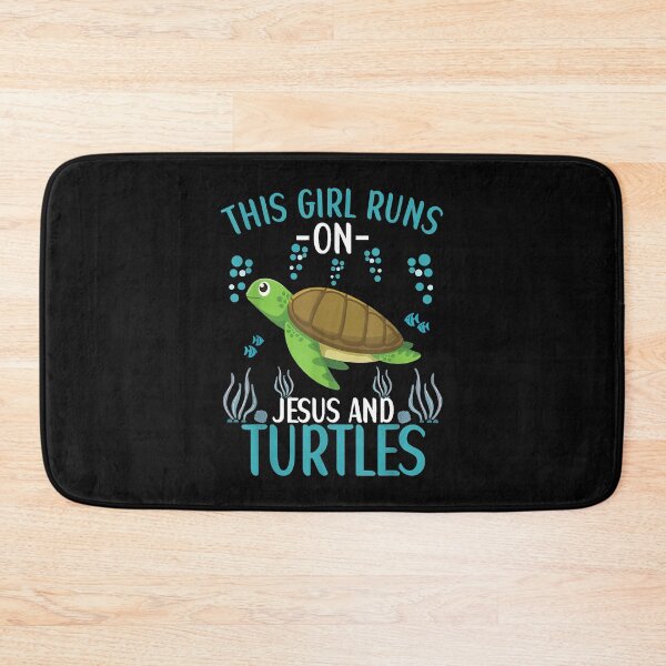 Item preview, This Girl Runs On Jesus And Turtles designed and sold by richardmatthew.