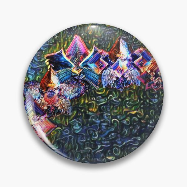 Item preview, orchid, bismuth, gold, pink, rhomb, trend year, blue background designed and sold by Maria Mihailova.
