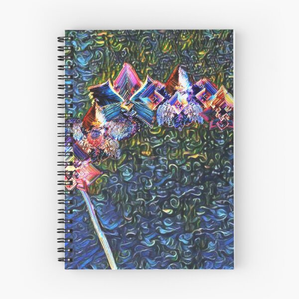 Item preview, orchid, bismuth, gold, pink, rhomb, trend year, blue background designed and sold by Maria Mihailova.