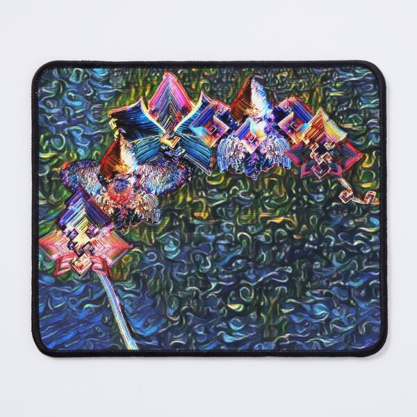 Item preview, orchid, bismuth, gold, pink, rhomb, trend year, blue background designed and sold by Maria Mihailova.