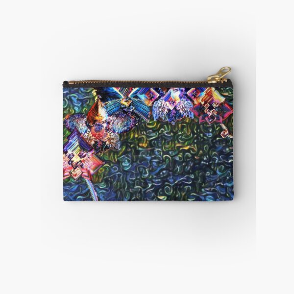 Item preview, orchid, bismuth, gold, pink, rhomb, trend year, blue background designed and sold by Maria Mihailova.