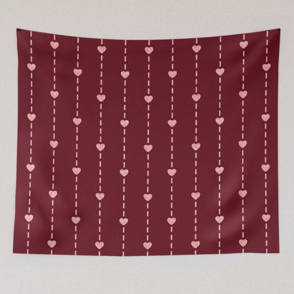 Item preview, Rosegold Hearts pattern for wedding,valentines day designed and sold by cutecrazytshirt.