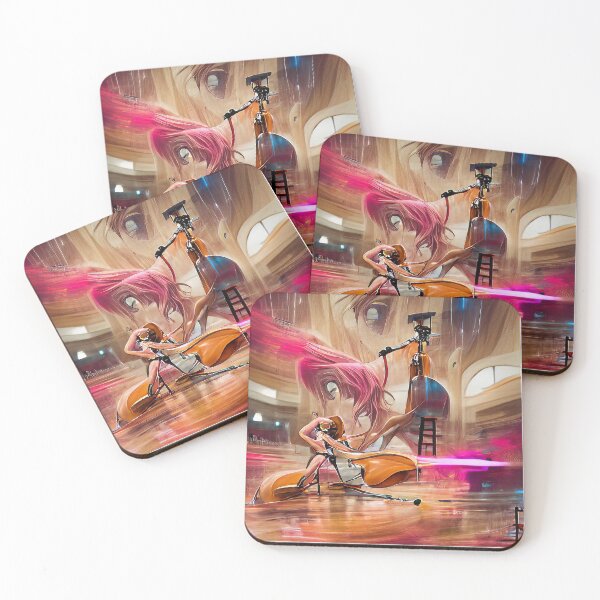 Item preview, Girl Playing Cello Abstract Art designed and sold by cottonklub.