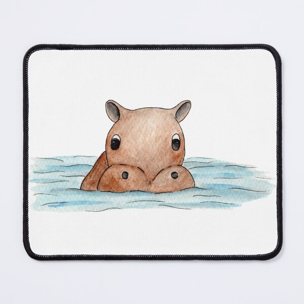 Item preview, Cute Hippopotamus designed and sold by Art by Kathleen Stuart.