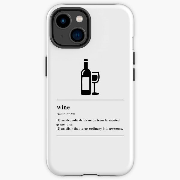 white wine phone case