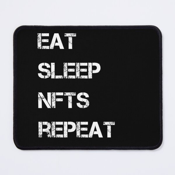 Item preview, Eat Sleep Collect Nfts  white : eat sleep nfts repeat designed and sold by yasarh.