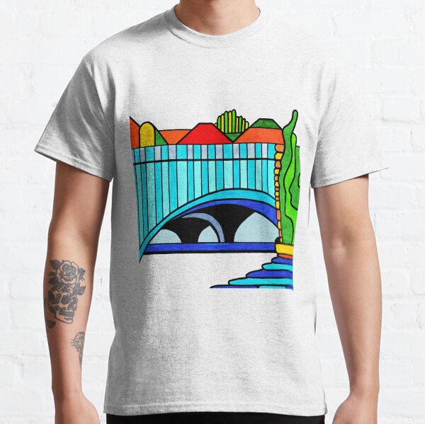 'Bridges Reflections' inspired by Van Gogh's 'The Seine with the Pont de la Grande Jatte' Classic T-Shirt