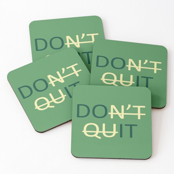 Item preview, Don't Quit Do It Motivational Quote designed and sold by RMelissart.