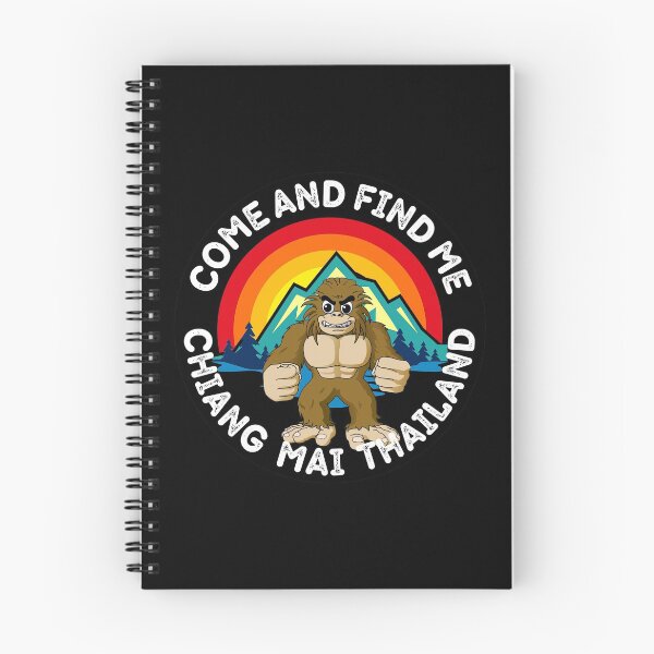 Item preview, Funny Bigfoot Come And Find Me Chiang Mai Thailand Angry Sasquatch designed and sold by RGRamsey.