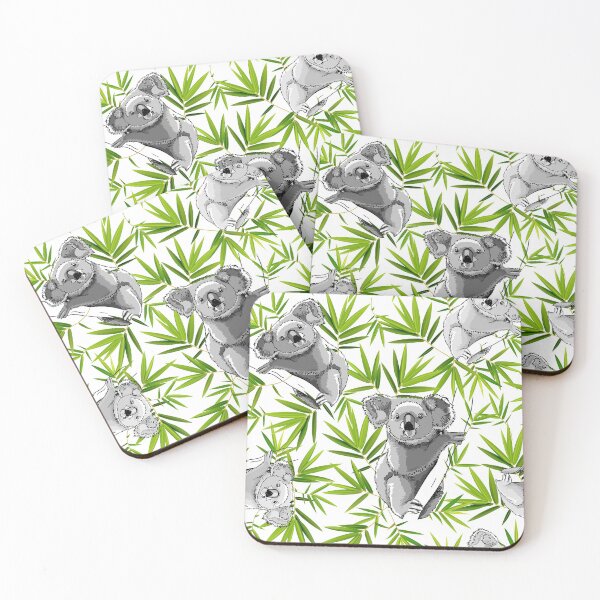 Item preview, Koalas Bamboo Leaves Pattern designed and sold by SweetPea49.