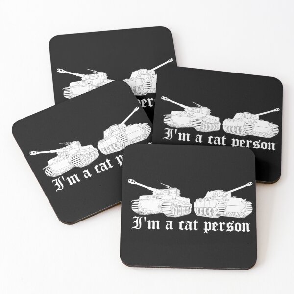 Item preview, IM A CAT PERSON Tiger and Panther two German tanks designed and sold by FAawRay.