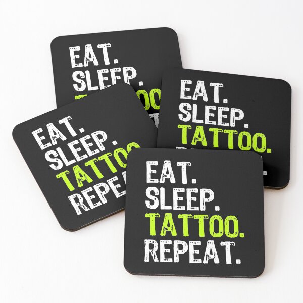 Item preview, Eat Sleep Tattoo Repeat designed and sold by andrewbrian.