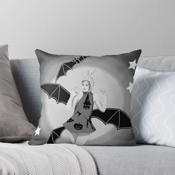 Item preview, Vintage Halloween bat lady designed and sold by Olivia Trainor.