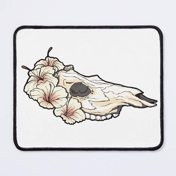 Item preview, Deer Skull with Flowers designed and sold by msmydeer.