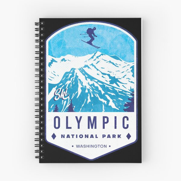 Item preview, Olympic National Park Ski Badge designed and sold by JordanHolmes.