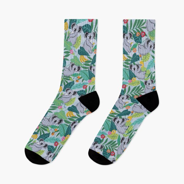 Item preview, Koalas Floral Leaves Bananas  designed and sold by SweetPea49.
