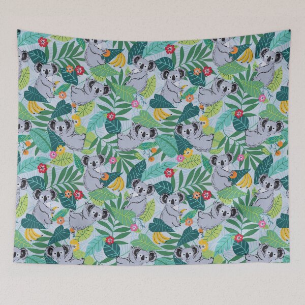 Item preview, Koalas Floral Leaves Bananas  designed and sold by SweetPea49.