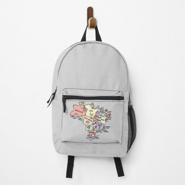 Item preview, Colorful Map of Brazil designed and sold by Sheridan T.