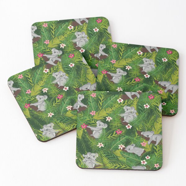 Item preview, Tropical Flower Koalas  designed and sold by SweetPea49.