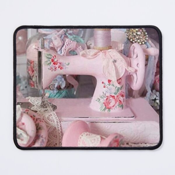 Item preview, pastel pink sewing machine designed and sold by Dodsonallie.