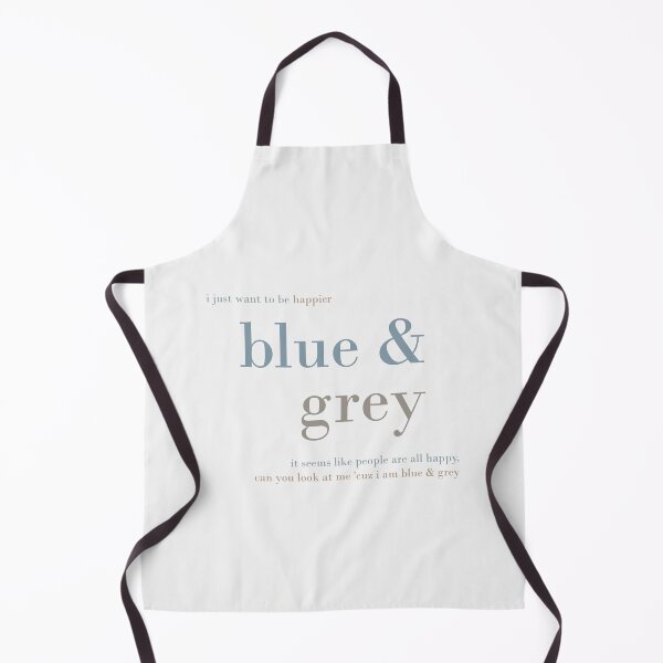 Item preview, BTS blue & grey lyrics designed and sold by Pieces of Bangtan.