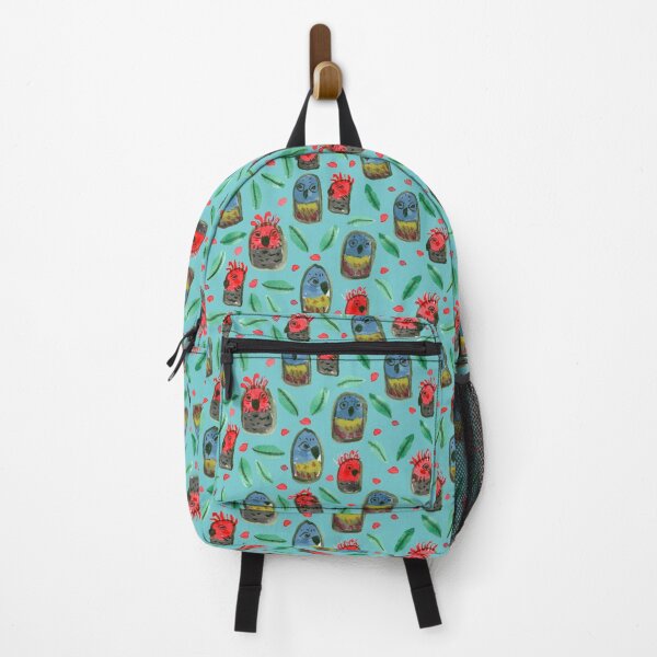 Item preview, Light Blue Watercolour Gang-Gang Rainbow Lorikeet designed and sold by Lozzie Eliza Designs.