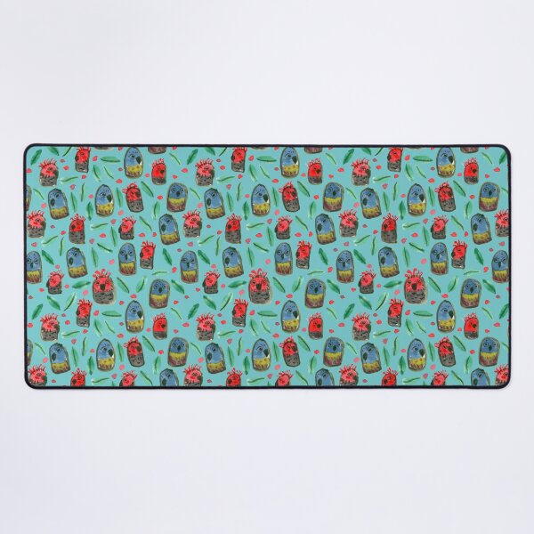 Item preview, Light Blue Watercolour Gang-Gang Rainbow Lorikeet designed and sold by Lozzie Eliza Designs.