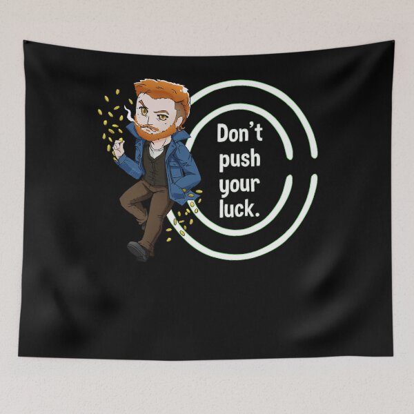 Item preview, Mad Sweeney Says Don&x27;t Push Your Luck Classic T-Shirt designed and sold by tonysunderhaus.