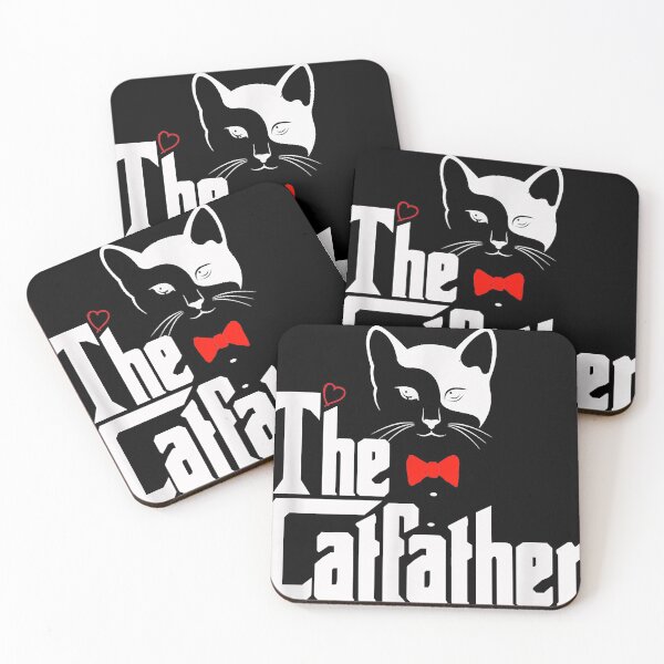 Item preview, Mens The Catfather Shirt, Funny Cat Dad Lover Gift  designed and sold by DorothyBuckler.
