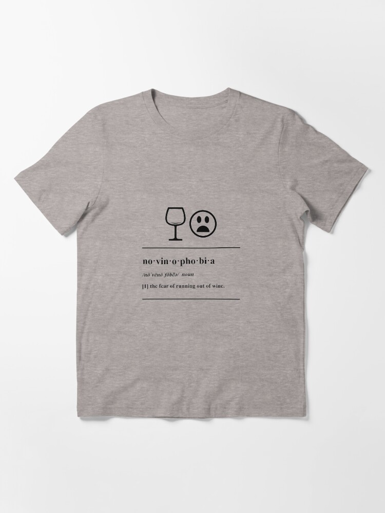 Novinophobia Definition Wine humor