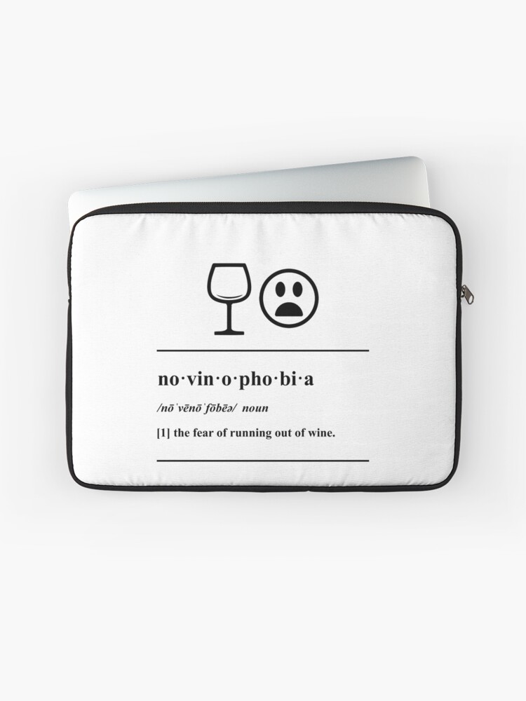 Novinophobia Definition Wine humor