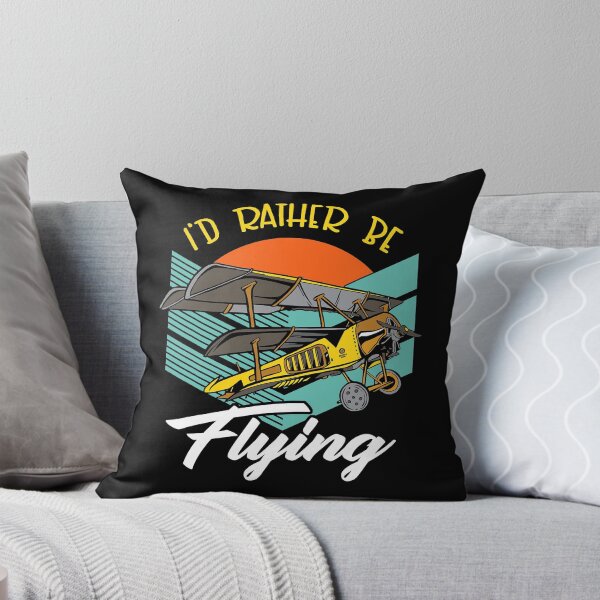 Item preview, I'd Rather Be Flying Funny Airplane Aviation Pilot designed and sold by anthonymark14.
