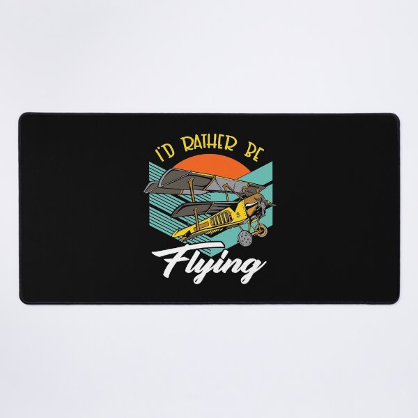 Item preview, I'd Rather Be Flying Funny Airplane Aviation Pilot designed and sold by anthonymark14.